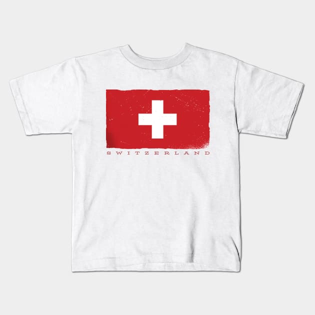 Switzerland Kids T-Shirt by LR_Collections